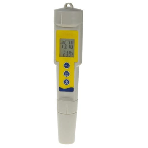 Portable pH Meter with ATC, Automatic Calibration, and Temperature Selection Acoustic Testing Pro