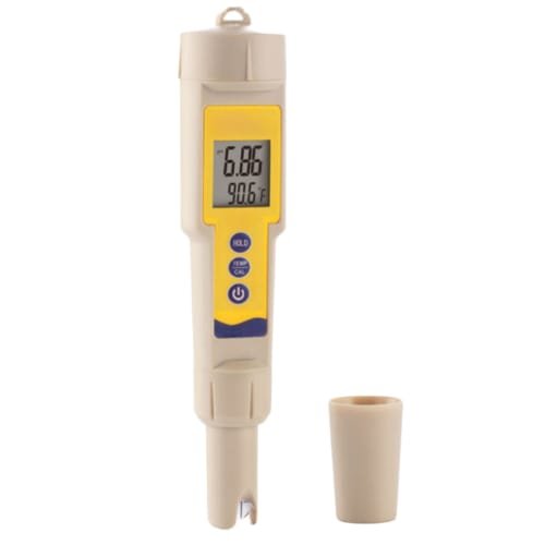 Portable pH Meter with ATC, Automatic Calibration, and Temperature Selection Acoustic Testing Pro