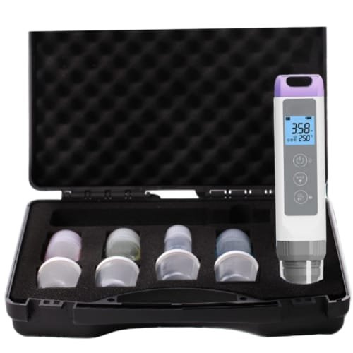 Multi - Parameter pH, Conductivity, TDS, ORP and Salinity Meter with ATC Acoustic Testing Pro
