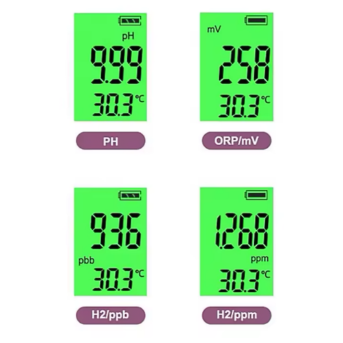 Digital 4-in-1 Water Quality Tester (pH, ORP, EC, TDS)- Acoustic Testing Pro