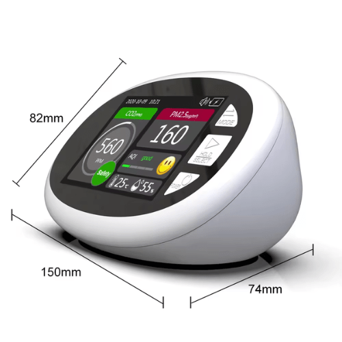 Acoustic Testing Pro Air Pollution Meter Co2 Moisture Analyzer