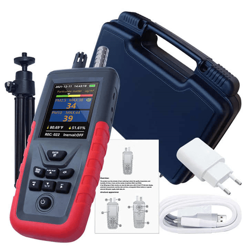 Acoustic Testing Pro Dust Particle Counter Gas Detector