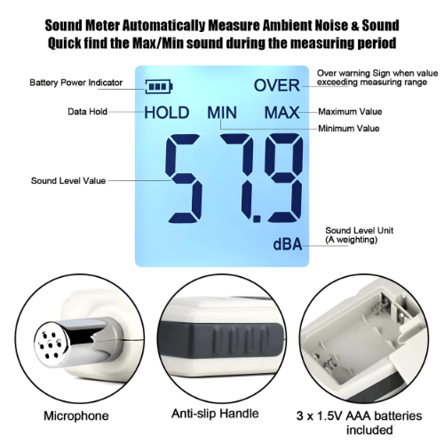 Acoustic Testing Pro Professional Digital Sound Level Meter