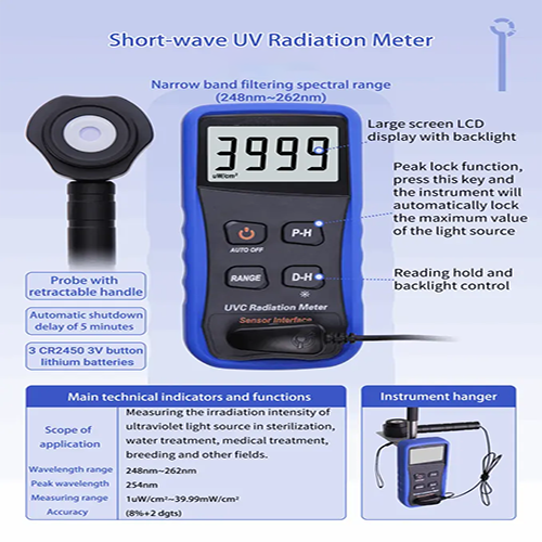 Acoustic Testing Pro Radiation Monitor With Adjustable Intensity