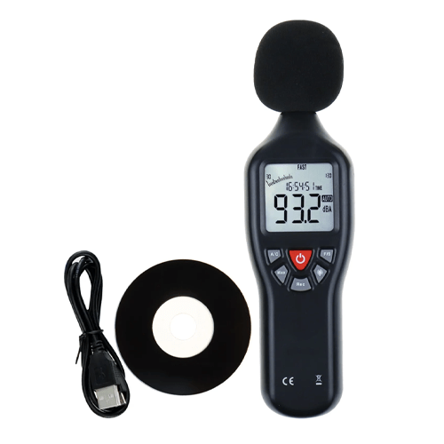 Acoustic Testing Pro Sound Level Meter With Backlit Display