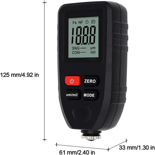 Acoustic Testing Pro Paint Film Thickness Tester Measuring