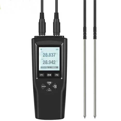 Acoustic Testing Pro Ultra High Accuracy Thermometer Data Logger with Two Channels