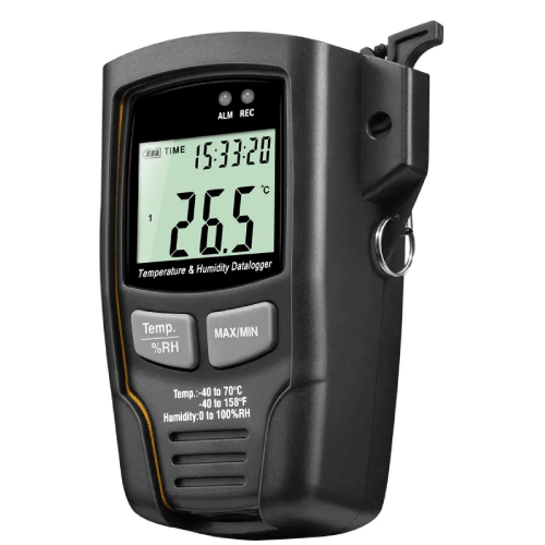 Acoustic Testing Pro Temperature and Humidity Data logger