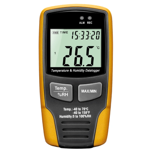 Acoustic Testing Pro Temperature and Humidity Data logger