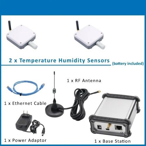 Acoustic Testing Pro Wireless Temperature Humidity Sensor Smart Data Logger