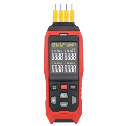 Multi-Channel K/J Thermometer with Data Logger - Acoustic Testing Pro