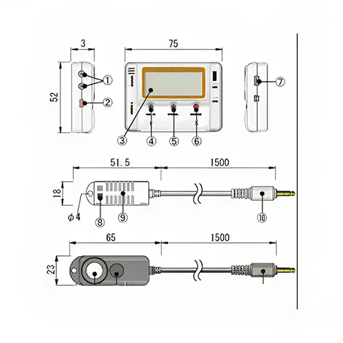 Acoustic Testing Pro Humidity and Temperature Data Logger