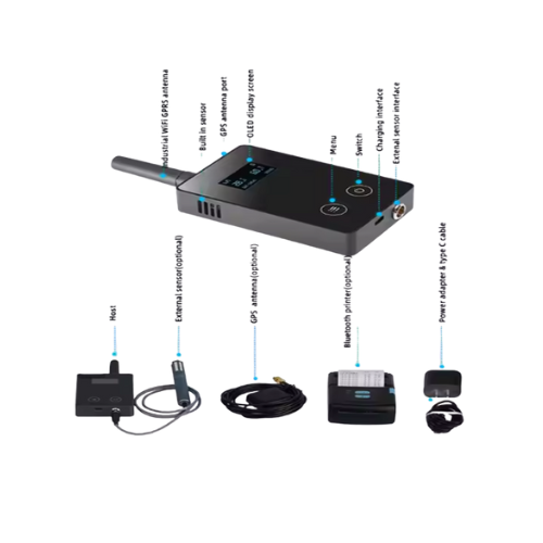 Wireless Battery-Powered USB Humidity Data Logger with GPS - Acoustic Testing Pro