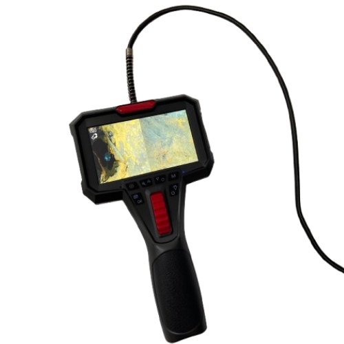 Portable Industrial Endoscope with Dual Lens and 4.5 in Display - Acoustic Testing Pro