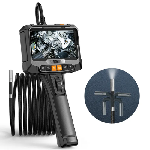HD Dual-Lens Industrial Endoscope with 5" IPS Display– Acoustic Testing Pro