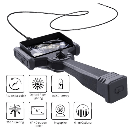 Acoustic Testing Pro Industrial Videoscope Optical Articulation