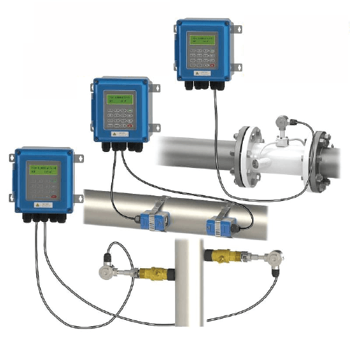 Acoustic Testing Pro Ultrasonic Flow Meter Water Flowmeter
