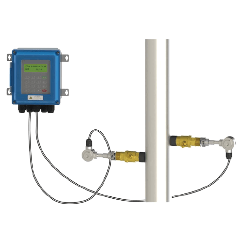 Acoustic Testing Pro Ultrasonic Flow Meter Water Flowmeter