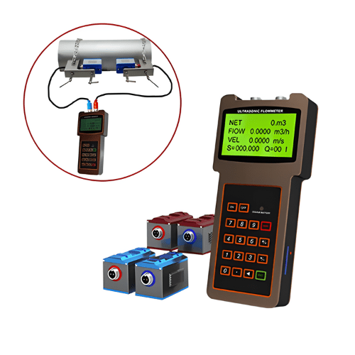 Acoustic Testing Pro Handheld Ultrasonic Liquid Flow Meter