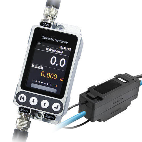 Clamp-On Ultrasonic Flow Meter with Wireless IoT Communication - Acoustic Testing Pro