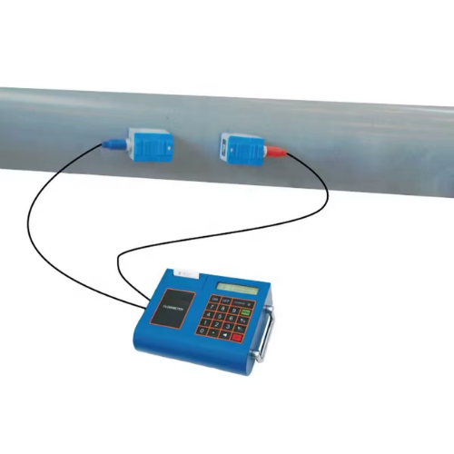 Handheld Ultrasonic Digital Liquid Flow Meter - Acoustic Testing Pro