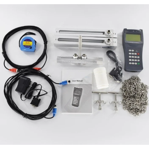 Handheld Rechargeable Ultrasonic Flow Meter with Data Logger - Acoustic Testing Pro