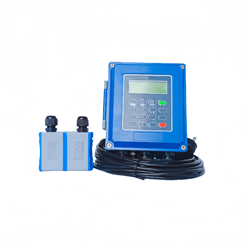 Clamp - On Digital Ultrasonic Water Flow Meter for Liquids - Acoustic Testing Pro