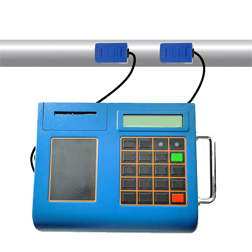 Portable Ultrasonic Clamp - On Flow Meter with Data Logger - Acoustic Testing Pro