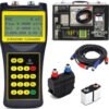 Acoustic Testing Pro River Water Measuring Handheld Type Ultrasonic Flow Meter With Clamp On Holder Exterior Sensor