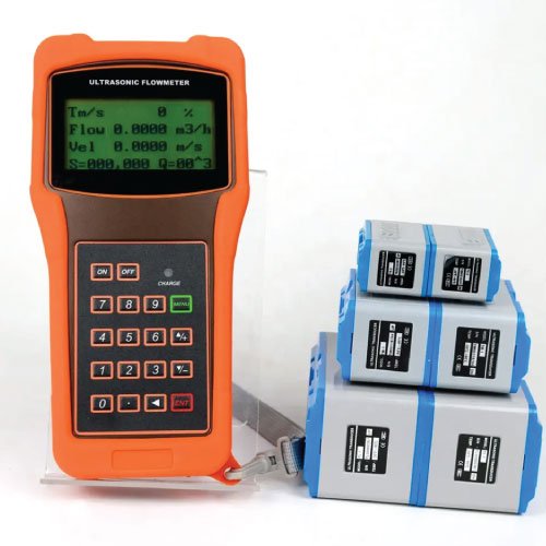 Acoustic Testing Pro Digital Ultrasonic Flow Meter With Standard Tranducer TM-1 Measuring Range DN50-700mm