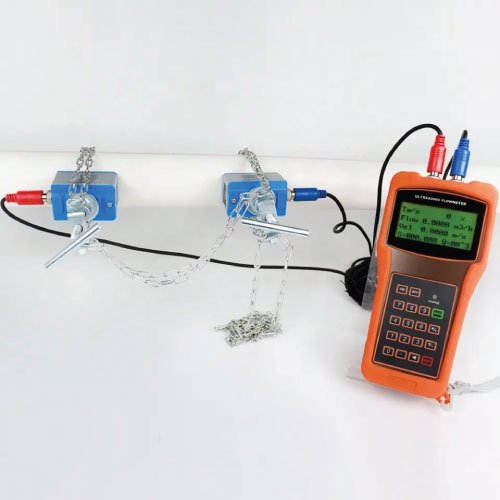 Acoustic Testing Pro Digital Ultrasonic Flow Meter With Standard Tranducer TM-1 Measuring Range DN50-700mm