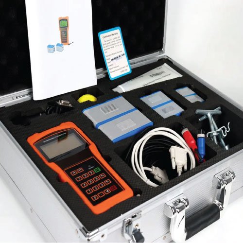 Acoustic Testing Pro Digital Ultrasonic Flow Meter With Standard Tranducer TM-1 Measuring Range DN50-700mm