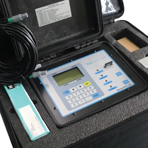Acoustic Testing Pro DN20-6000 (MODBUS RTU) Digital Portable Ultrasonic Liquid Flow Meter
