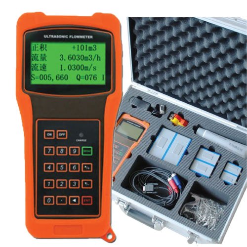 Acoustic Testing Pro Anti-Corrosion Smart Display Accurate Handheld Portable Ultrasonic Flowmeter