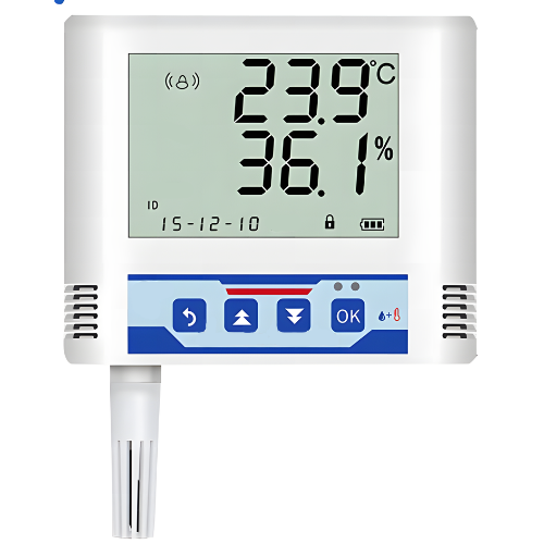 WiFi Temperature Humidity Logger with Large Screen Display - Acoustic Testing Pro