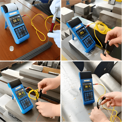 Acoustic Testing Pro Portable Color Screen Digital Rebound Leeb Hardness Testing Equipment