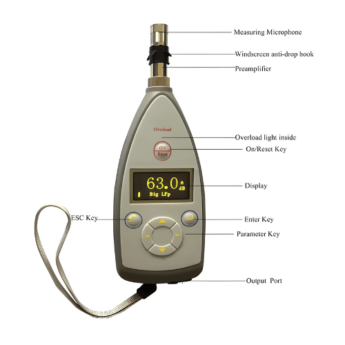 Acoustic Testing Pro Alarm Digital Sound Level Meter
