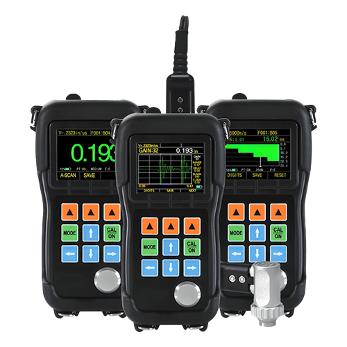 Acoustic Testing Pro Dual Element Screen Ultrasonic Thickness Gauge