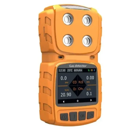 Acoustic Testing Pro Portable Multi Gas Detector Monitor Rechargeable 4 In 1 Gas Meter Tester Analyze