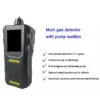 Acoustic Testing Pro High Sensitive Ex-proof Portable Combustible, H2S, CO, O2 4 in 1 Handheld Rechargeable Industrial Multi-Function Gas Detector