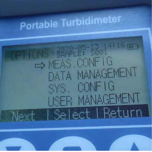 Acoustic Testing Pro Portable Turbidimeter