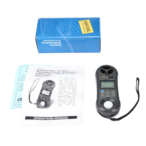 Acoustic Testing Pro Environmental Quality Meter Wind Speed Air Volume and Hygrometer
