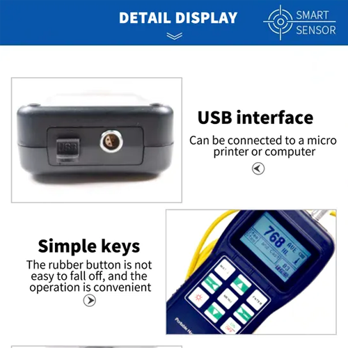 Acoustic Testing Pro Leeb Hardness Tester For Metal