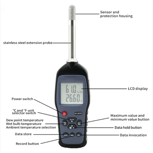 Acoustic Testing Pro Temperature Sensor Universal Data Logger