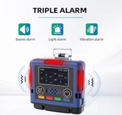 Clip-Type Portable 4-Gas Personal Monitor - Acoustic Testing Pro