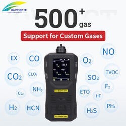Acoustic Testing Pro Portable Oxygen 4-in-1 Multi Gas Detector with Pump Detector